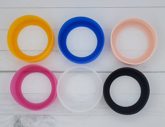 Large Silicone bumper bottoms fits MOST 30 oz Tumblers. Protective Silicone. Non-slip Tumbler Bottom Cover