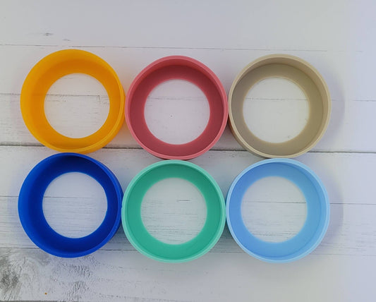 Medium Silicone Tumbler Bottom Cover. Fits 20 oz Skinny tumblers -- 4 in 1 (14oz) tumblers -- 12 oz Kids Water Bottles!!.