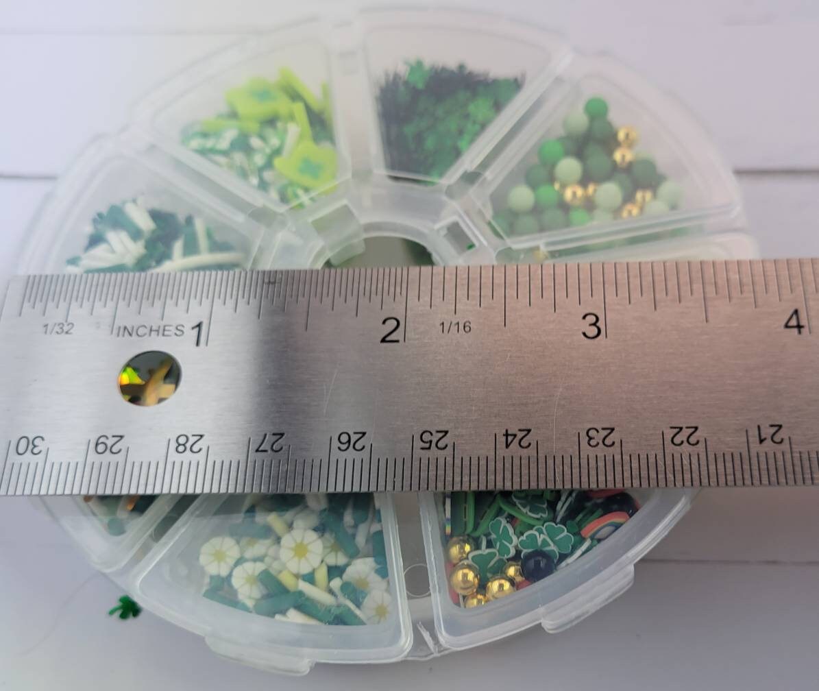Faux Sprinkles, Assorted Mix, St.Patrick’s Day, Clover Confetti, Foam Beads, Clay Daisy Sprinkles, Faux Bakes, Shaker Card, Decoden