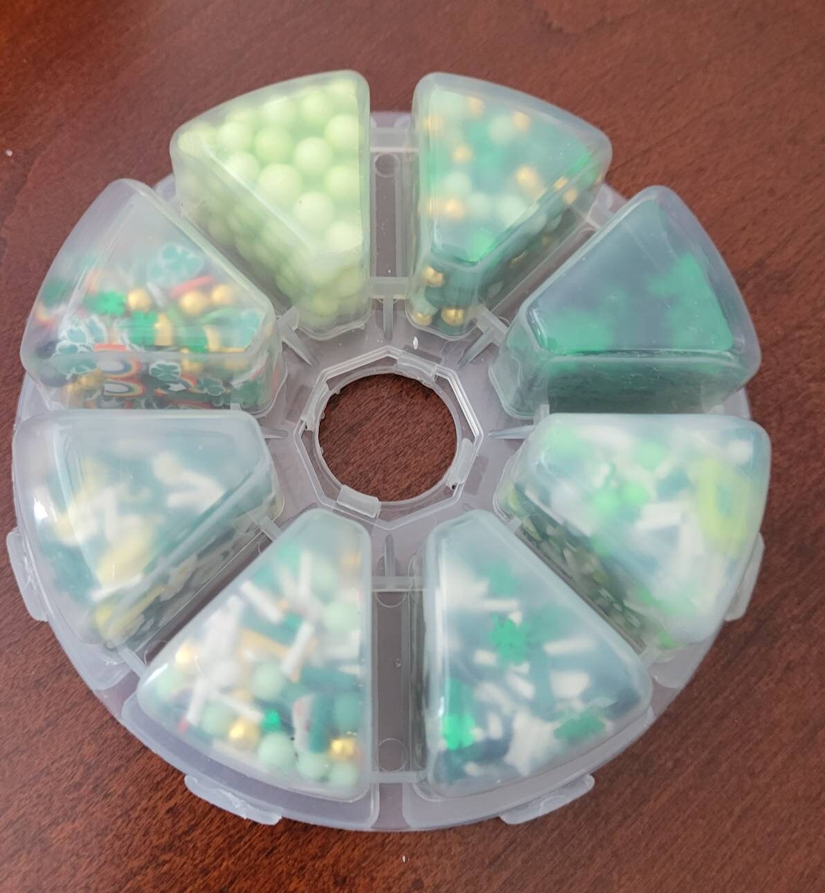 Faux Sprinkles, Assorted Mix, St.Patrick’s Day, Clover Confetti, Foam Beads, Clay Daisy Sprinkles, Faux Bakes, Shaker Card, Decoden