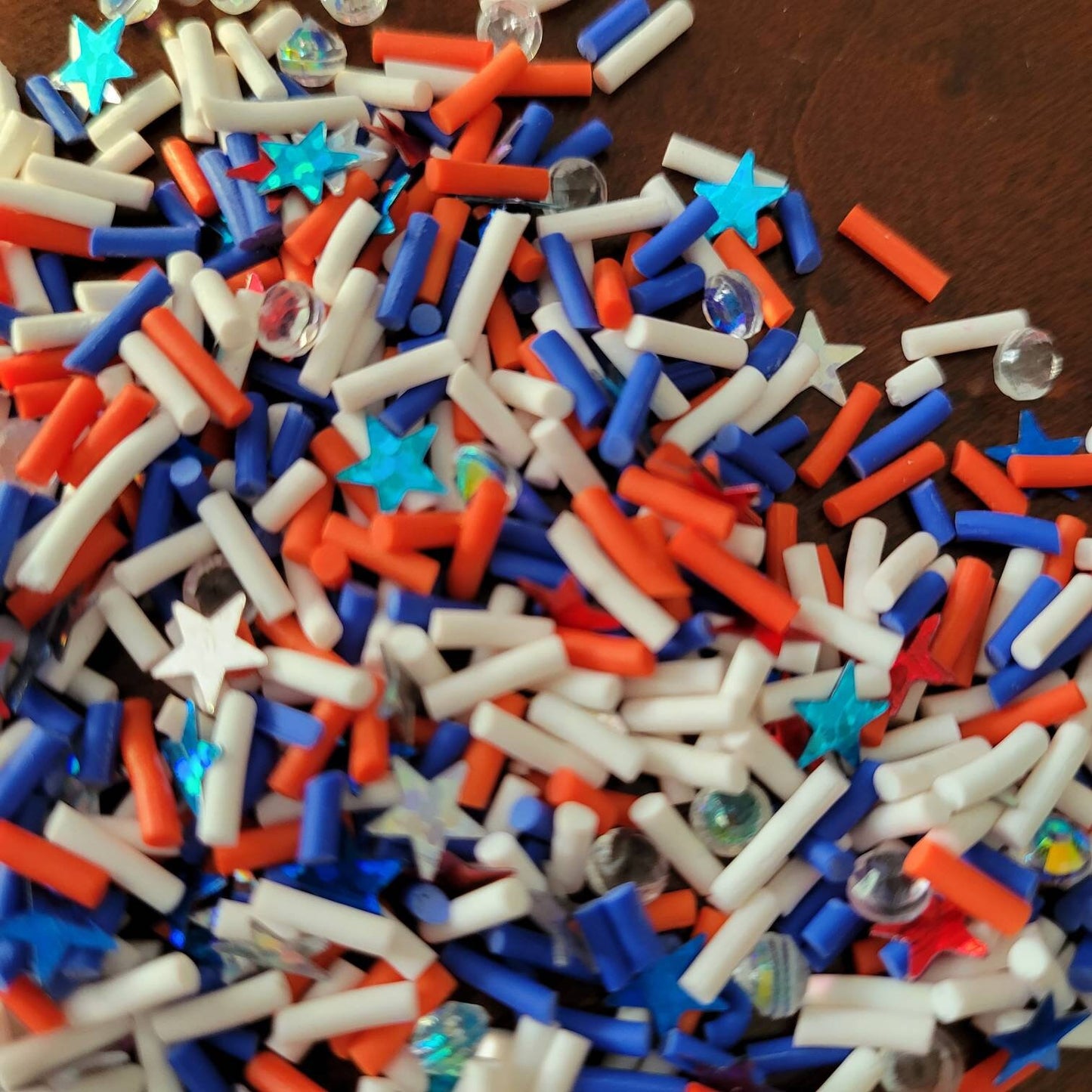 Sprinkles,  Patriotic Blend, Fake Bake Supplies,  Fake Sprinkles,  4th of July, Memorial Day, USA