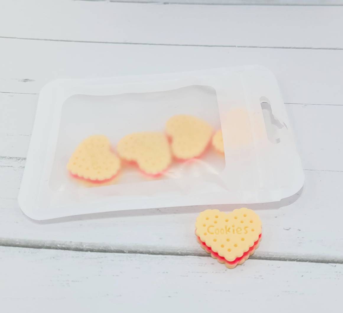 Fake Cookie, Cabochons, Sandwich Cookie, Fake Bake Supplies, Hairbow & Barrette Accent, Craft Supplies, Decoden, Kawaii, Resin