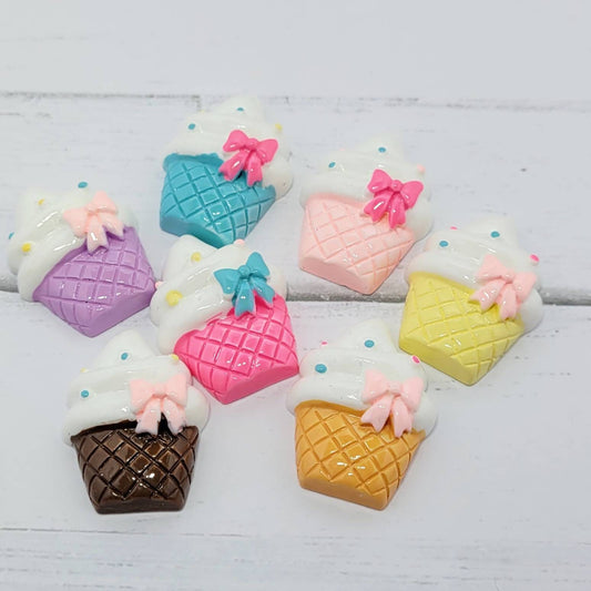 Cabochons, Cupcakes, Fake Food, Craft Supplies, Hairbows & Barrettes Add Ins, Resin, Flat Back, Decoden, Slime Add Ins