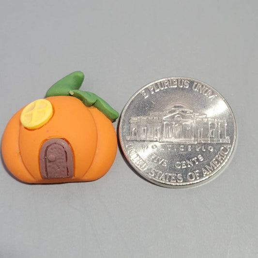Fall Pumpkin Cabochons, House Pumpkin, Halloween Decoration, Orange Pumpkin,  Fall Decoration,  Pumpkin
