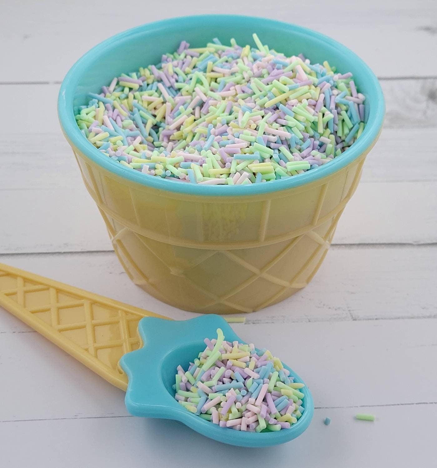 Pastel Mix, Fake Sprinkles, Faux Sprinkles, Fake Bake Supplies, Craft Supplies, I Spy kits Add ons, Slime Kit Add ons, Sprinkles