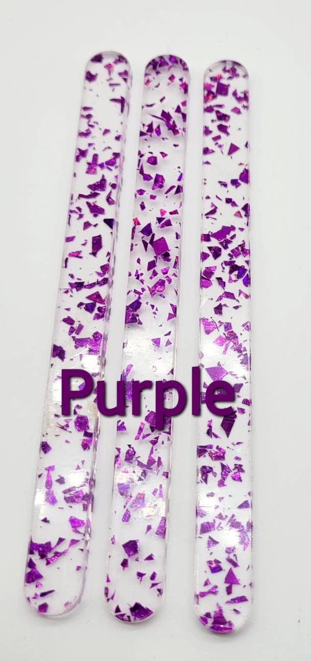 Treat Sticks. Acrylic Sticks, Glitter Flakes, Fake Bake Sticks, Bakery Sticks, Cake Sticks, Craft Sticks, Cookie Sticks, Pop Sticks