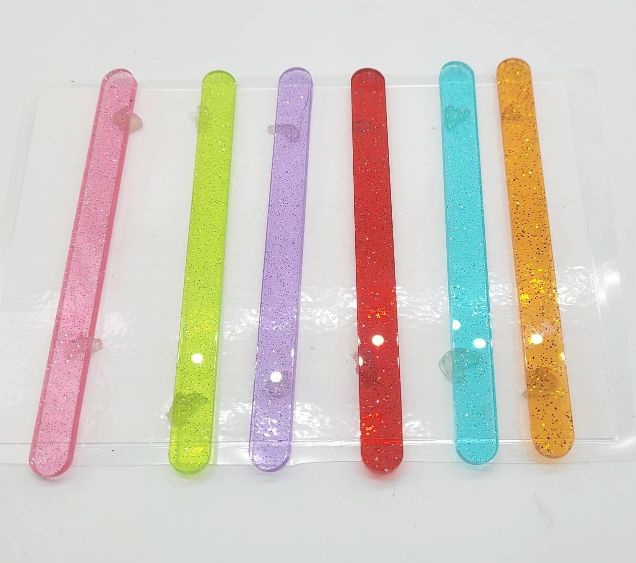 Cake Sticks, Translucent Glitter Sticks, Treat Sticks, Bake Sticks, Craft Sticks, Cookie Sticks, Fake Bake Sticks, Holiday Baking Pop Sticks