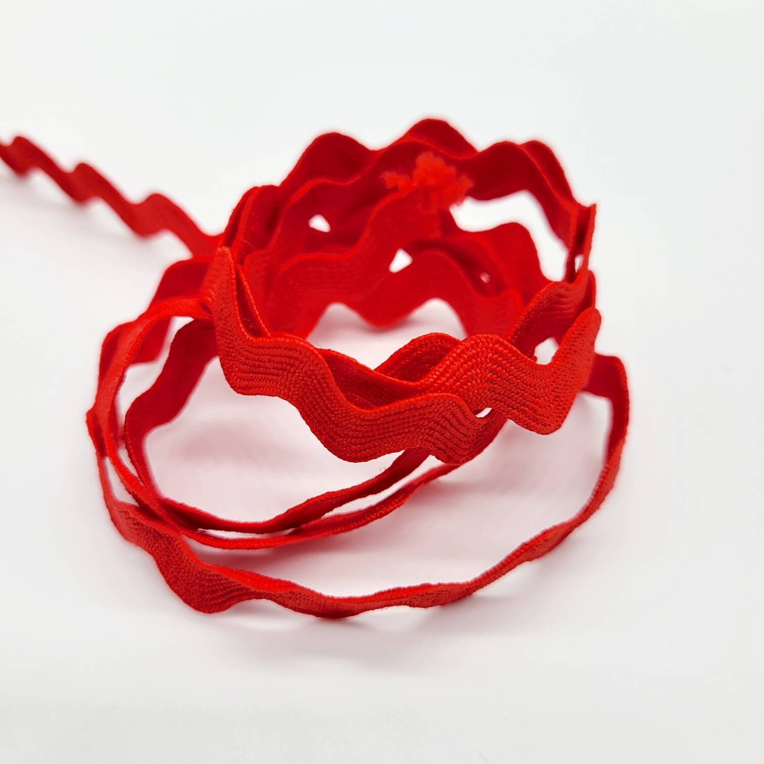 8 MM Rick Rack, Craft Ribbon, Textured Embellishment Ribbon, Craft Projects, Sewing Notions, Fabric Trim