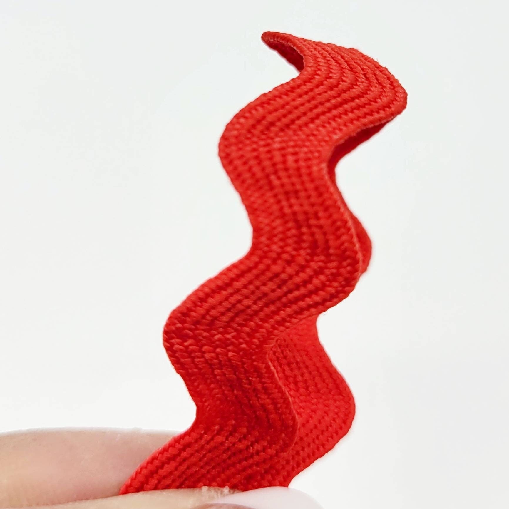 8 MM Rick Rack, Craft Ribbon, Textured Embellishment Ribbon, Craft Projects, Sewing Notions, Fabric Trim