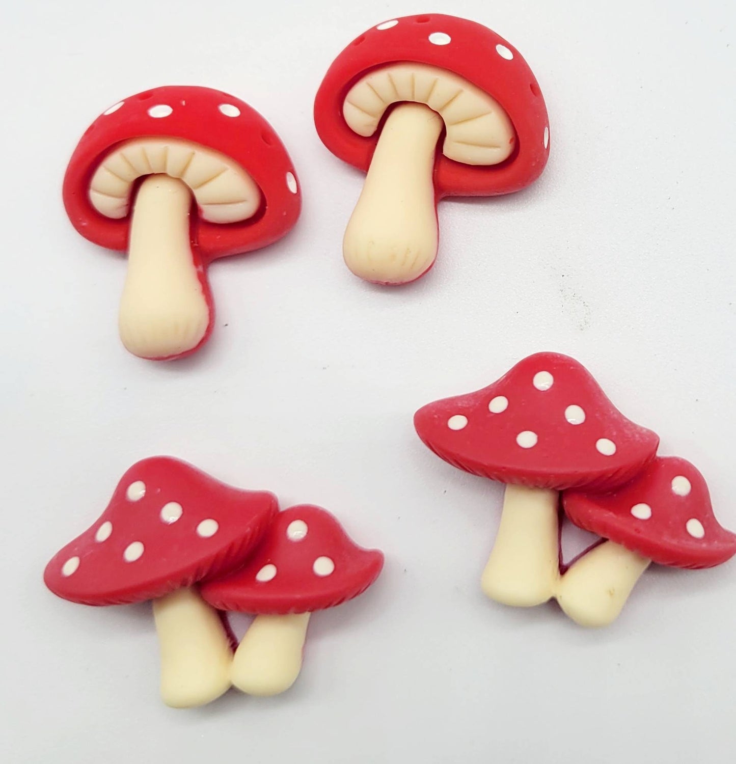 Mushrooms Kawaii Cabochons, Decoden, I Spy & Slime Kit Add ons, Hairbow Accents, Fake Bake Supplies, Charm Supplies for Jewelry