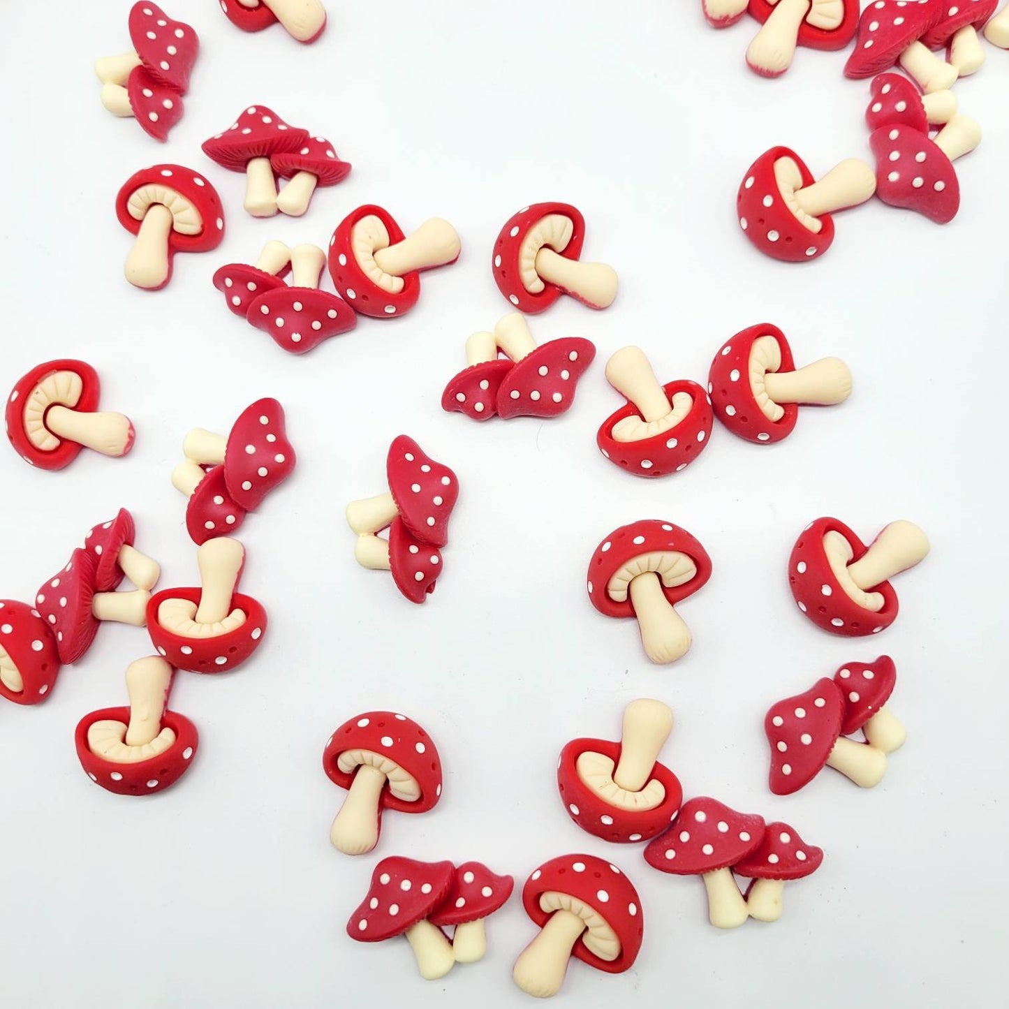 Mushrooms Kawaii Cabochons, Decoden, I Spy & Slime Kit Add ons, Hairbow Accents, Fake Bake Supplies, Charm Supplies for Jewelry