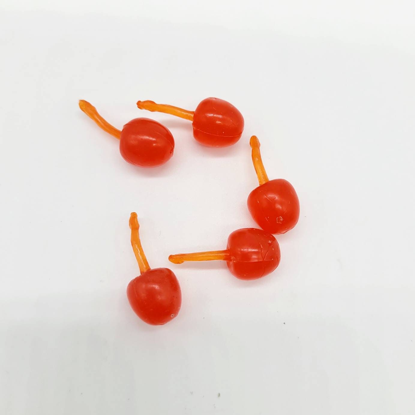Fake Cherries on Stem, Mini Maraschino Cherries, Faux Food, Fake Bake Supplies, Red Cherries, Fake Food, Faux Baking, 3D