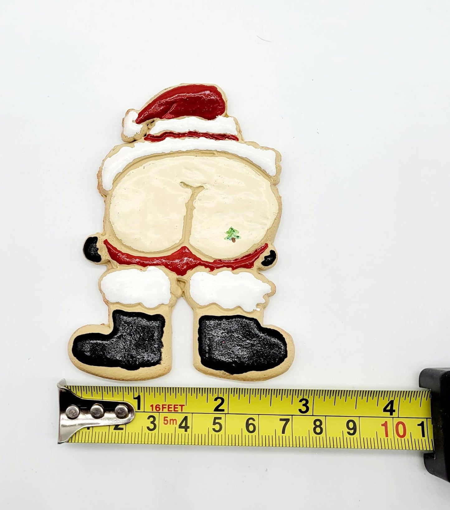 Fake Bake, Santa Cookie, Bottom, Butt Cookie, Funny Cookie, Tiered Tray, Holiday Decor, Kitchen Decor, Christmas Cookie, Funny Gift