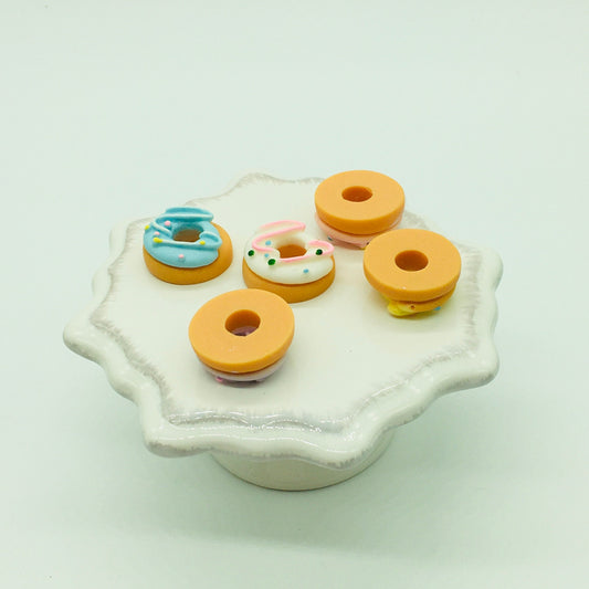 Donuts Flat back Cabochons, Decoden, Resin, 3D Cabochons, Fake Bake Supplies, I Spy Kit Add On, Hairbow Embellishments,
