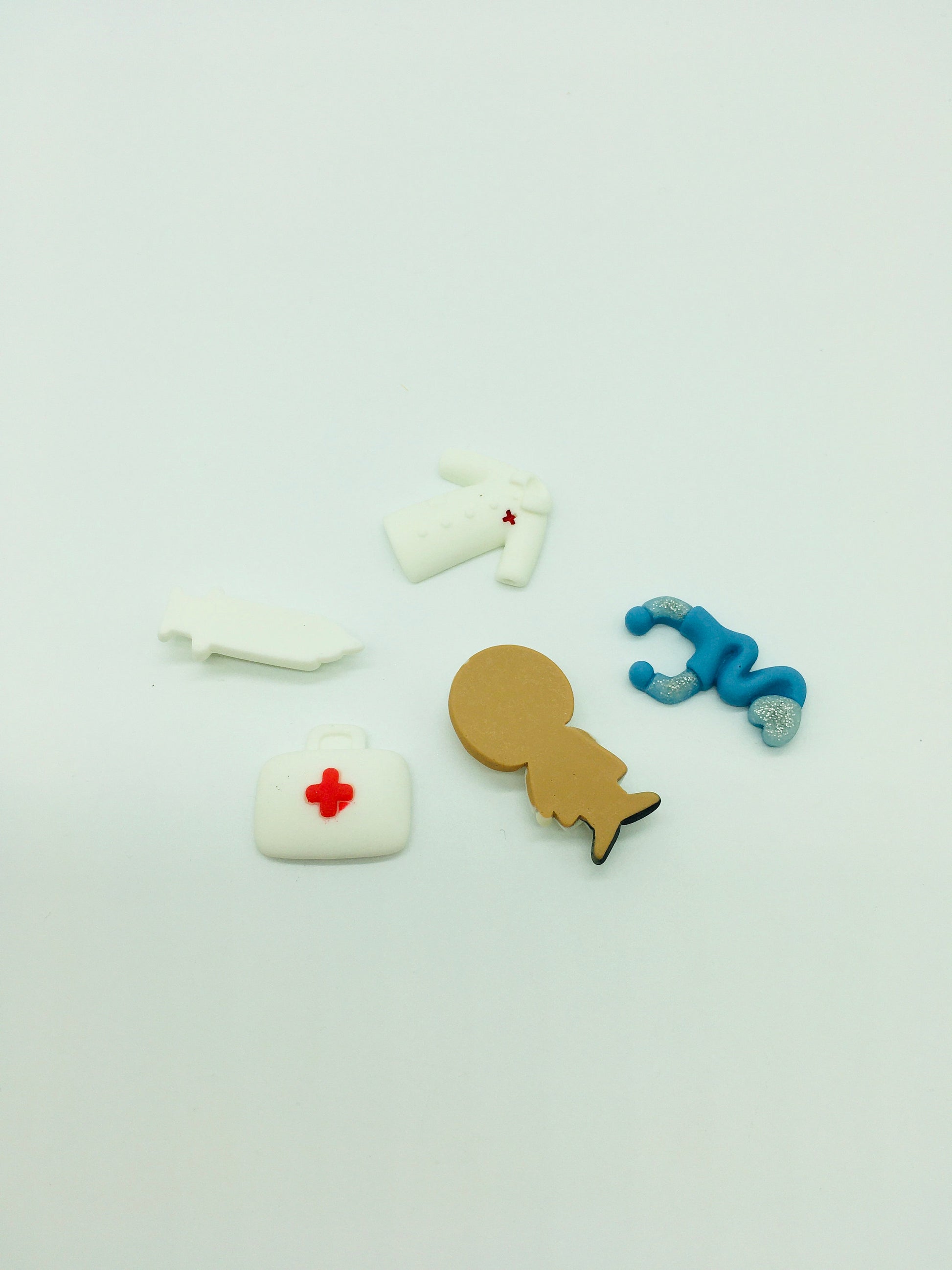 Nurse Cabochons, Doctor, Flat Back, Decoden, I Spy Kit Slime Kit Add ons, Scrapbooking , Faux Baking Supplies, Decoden, Jewelry Crafts