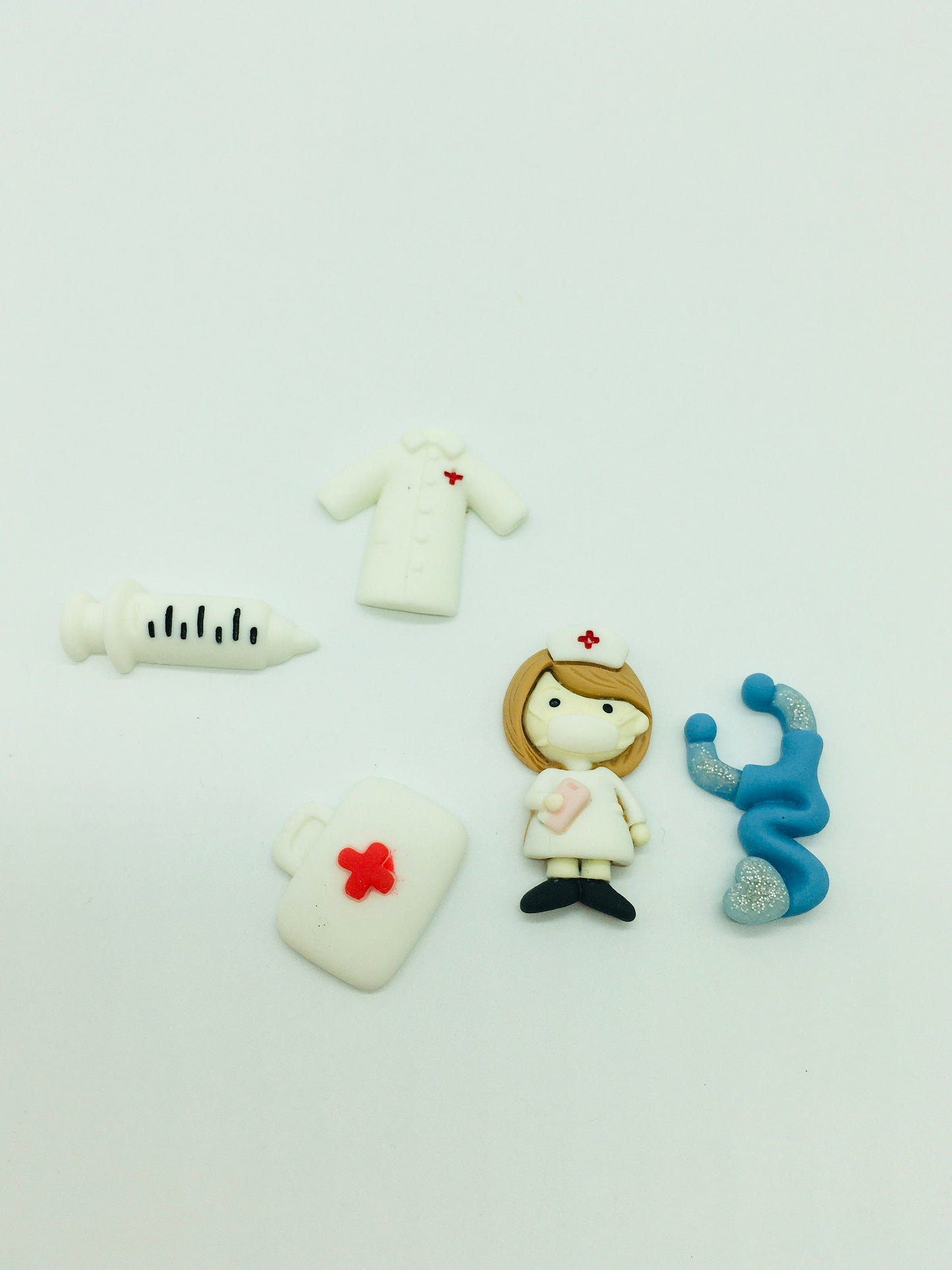 Nurse Cabochons, Doctor, Flat Back, Decoden, I Spy Kit Slime Kit Add ons, Scrapbooking , Faux Baking Supplies, Decoden, Jewelry Crafts