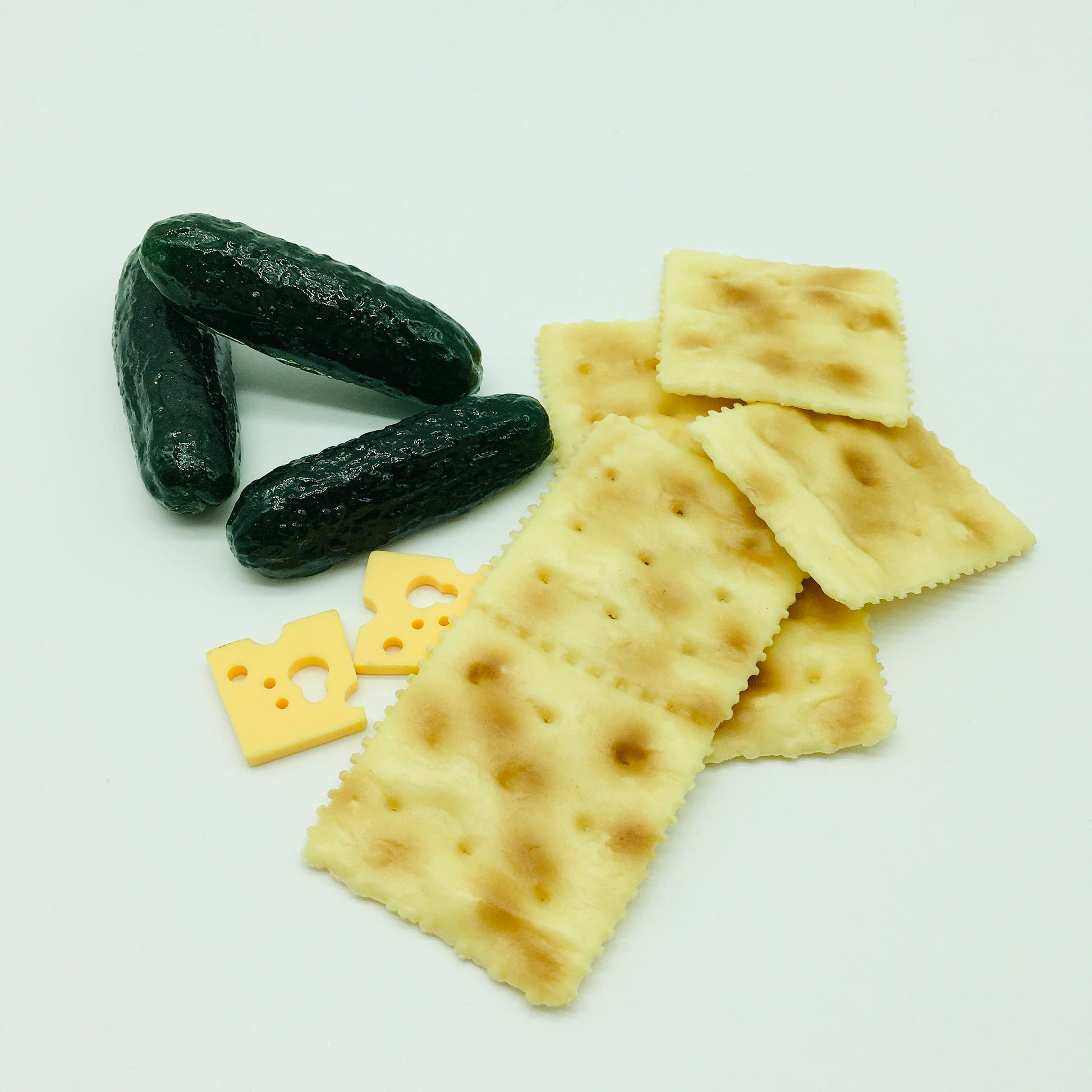 Crackers, Faux Saltine crackers, photo props, fake food