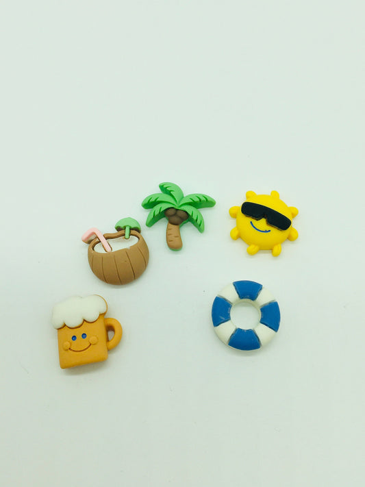 Cabochons, Beach Theme, Palm Tree, Coconut Drink, Flat Back, Decoden, Fake Bake Supplies, Jewelry Crafts, Scrapbooking Embellishments