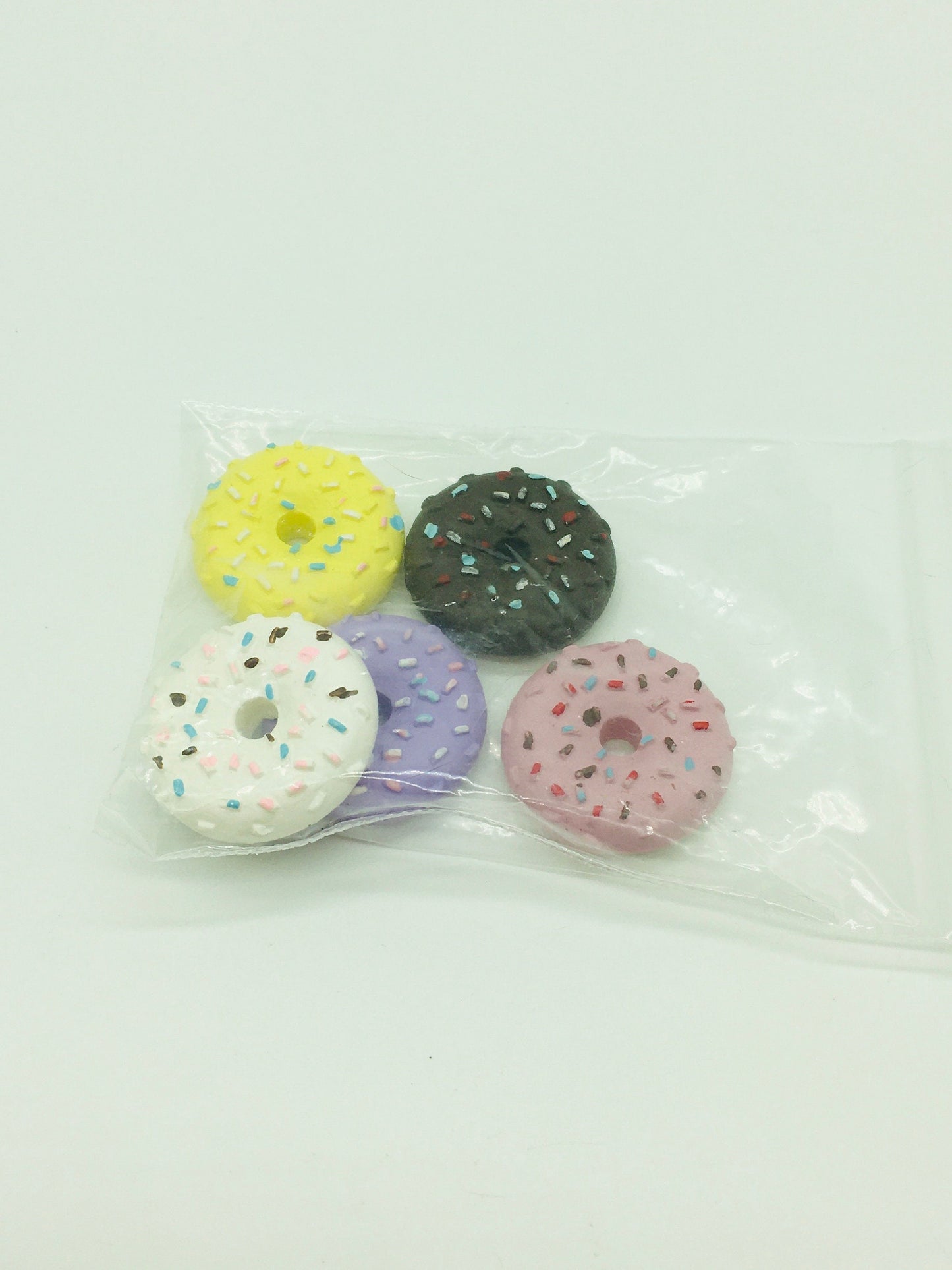 Donut Cabochons, Flat Back Cabochons, Decoden, Faux Baking Crafts,Fake Food, Hair Bow Accents