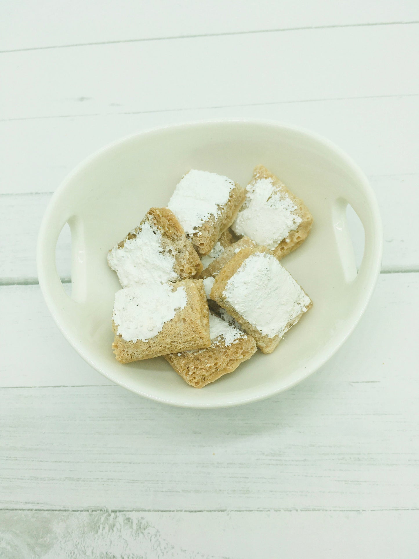 Faux Cereal, Fake Frosted Wheat Squares, Decoden, Fake Food, Photo Props, Kitchen Staging, Tiered Tray Decor, Fake Baking Crafts