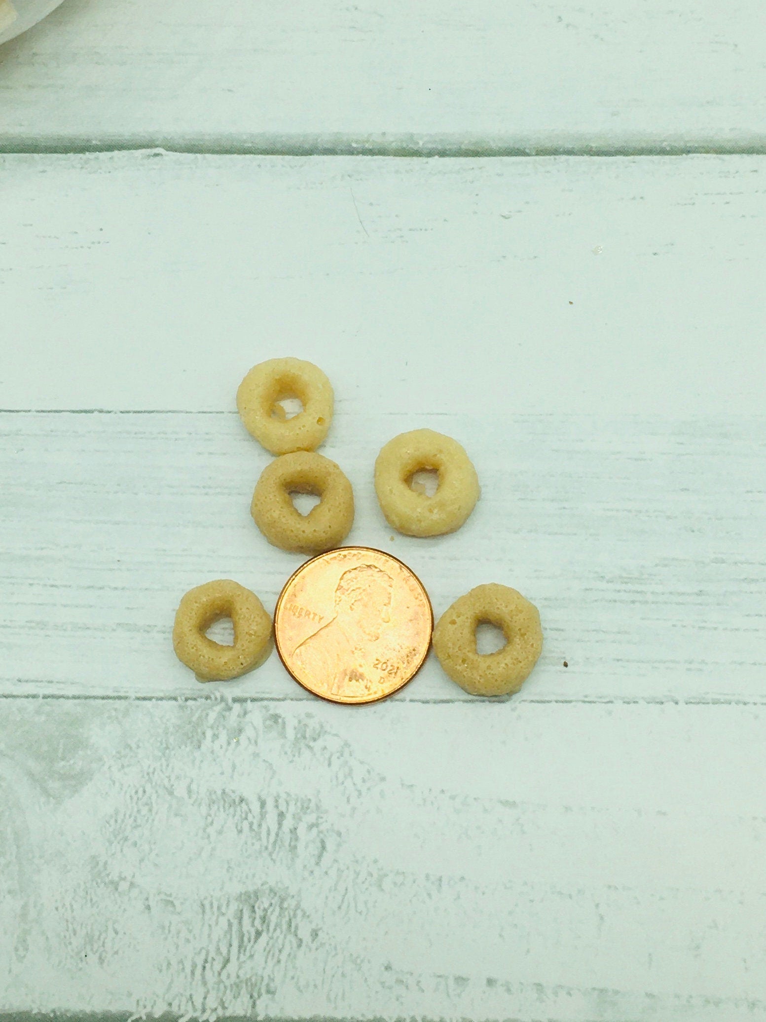 Faux Cereal, Faux toasted oat cereal, Decoden, Tiered Tray Decor, Photo Props, Party Decorations, Tumbler Craft Supplies, Home Staging