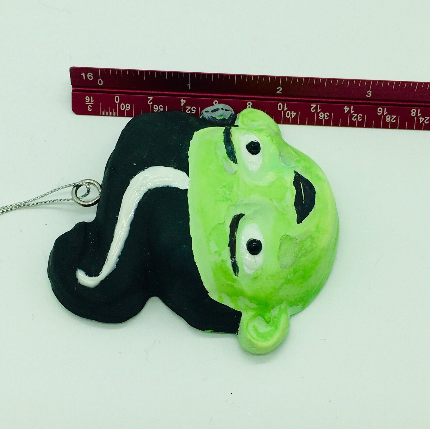 Halloween Ornaments, Monster & Bride Set, Clay Ornaments, Halloween Decorations