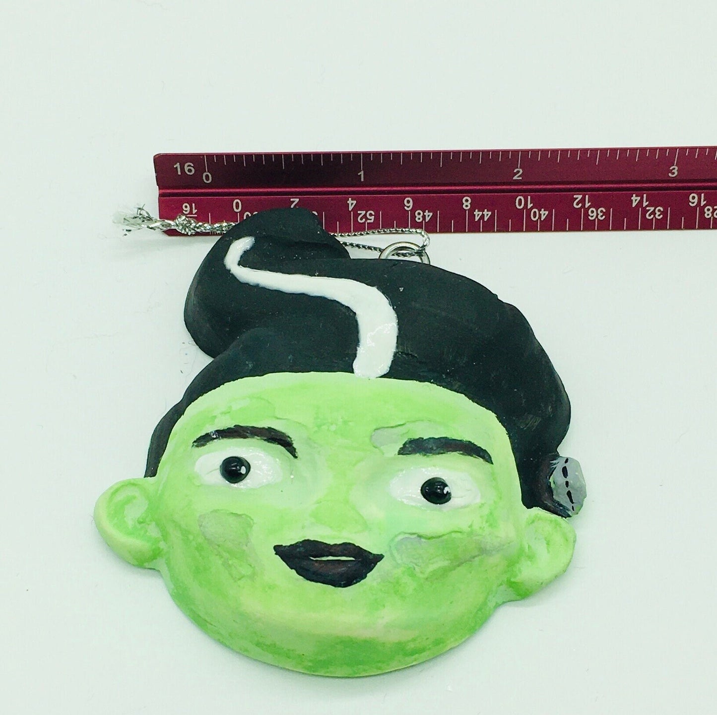 Halloween Ornaments, Monster & Bride Set, Clay Ornaments, Halloween Decorations