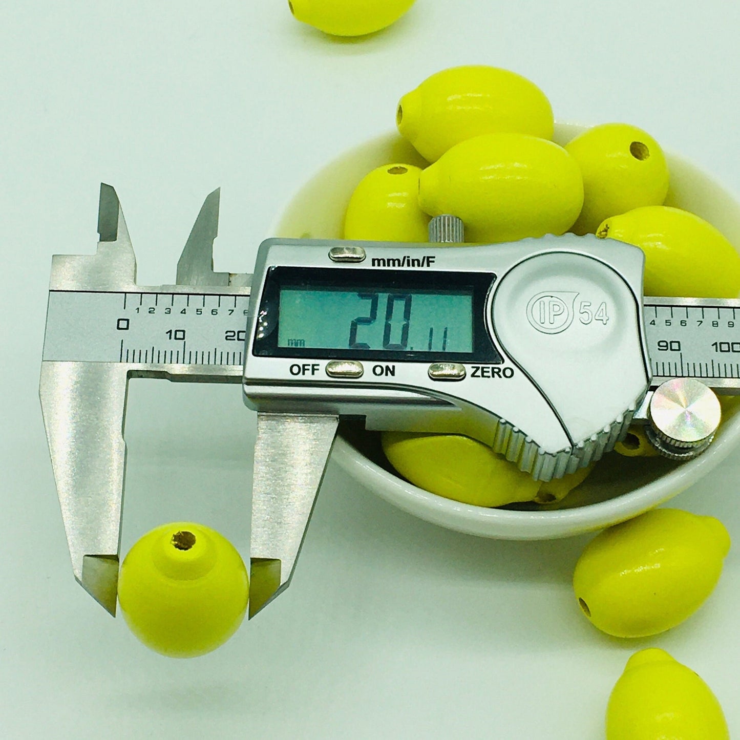 Wood Beads, Lemon Shaped, Craft Beads, Jewelry Crafts, Garland Beads, Citrus Beads