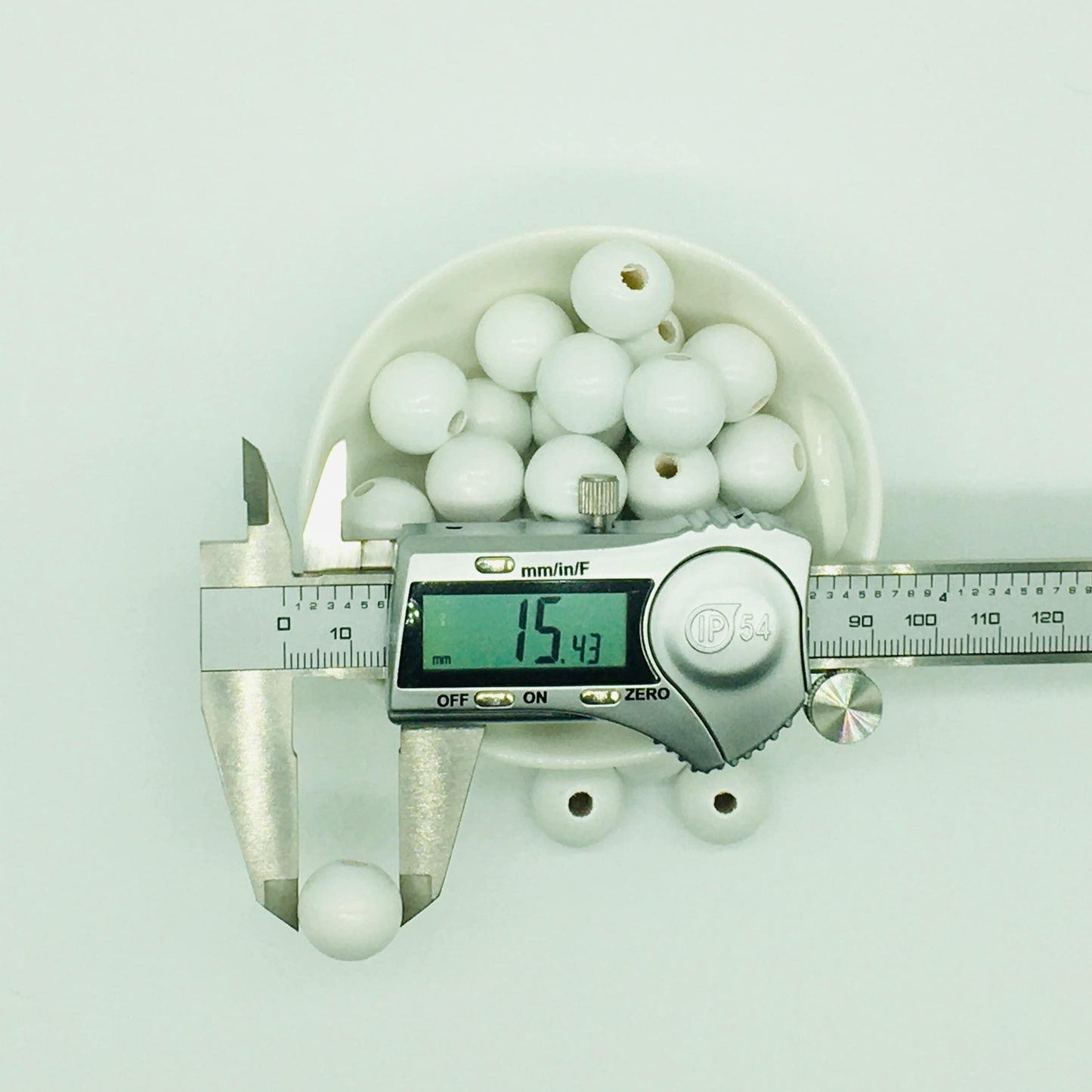 Wood Beads, White Beads, Garland Beads, Home Decor, Tiered Tray Decorations, Craft Projects, Jewelry Craft Beads