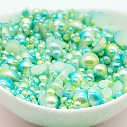 Multi Size Flatback Beads, Cabochons, Nail Art, Decoden, Fake Bake Beads, Mermaid, Unicorn Craft Beads, Costume Beads, Hairbow & Jewelry