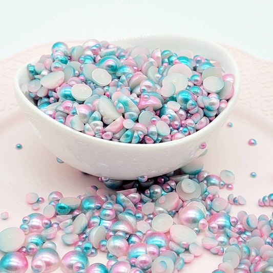 Multi Size Flatback Beads, Cabochons, Nail Art, Decoden, Fake Bake Beads, Mermaid, Unicorn Craft Beads, Costume Beads, Hairbow & Jewelry