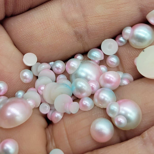 Multi Size Flatback Beads, Cabochons, Nail Art, Decoden, Fake Bake Beads, Mermaid, Unicorn Craft Beads, Costume Beads, Hairbow & Jewelry