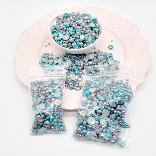 Multi Size Flatback Beads, Cabochons, Nail Art, Decoden, Fake Bake Beads, Mermaid, Unicorn Craft Beads, Costume Beads, Hairbow & Jewelry