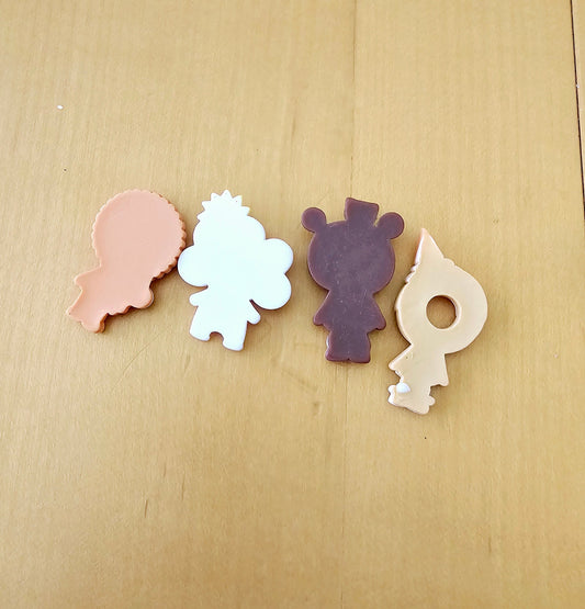 Assorted Kawaii Doll Series, Flatback Resin Cabochons, Craft Supplies, Food Charms, Decoden, Cabochons