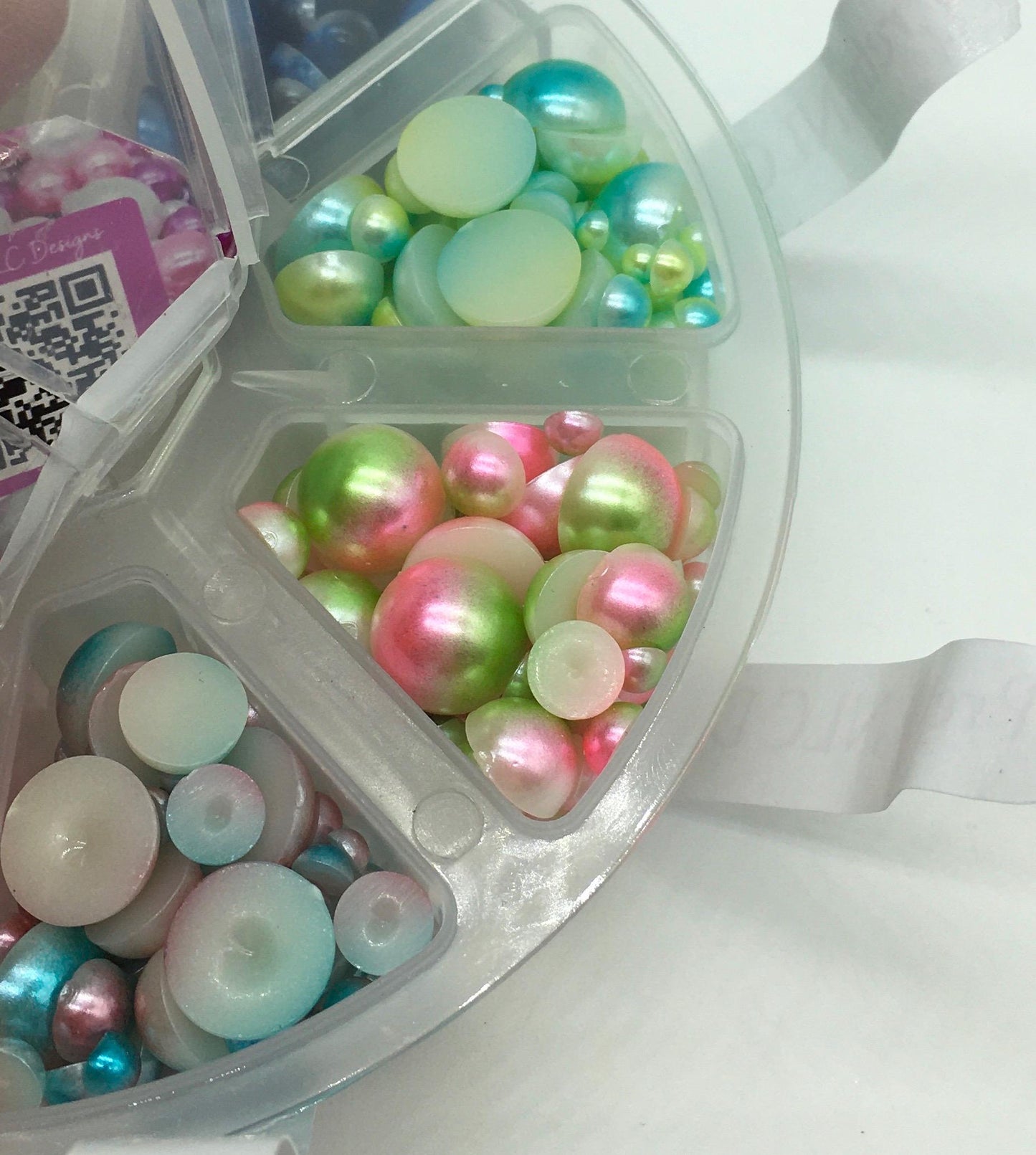 Faux Nonpareil Beads, Assorted Sizes, No Hole, Acrylic, Assorted Mix, Craft Beads, Junk Journaling, Faux Food, Resin Art, Mixed Media Beads