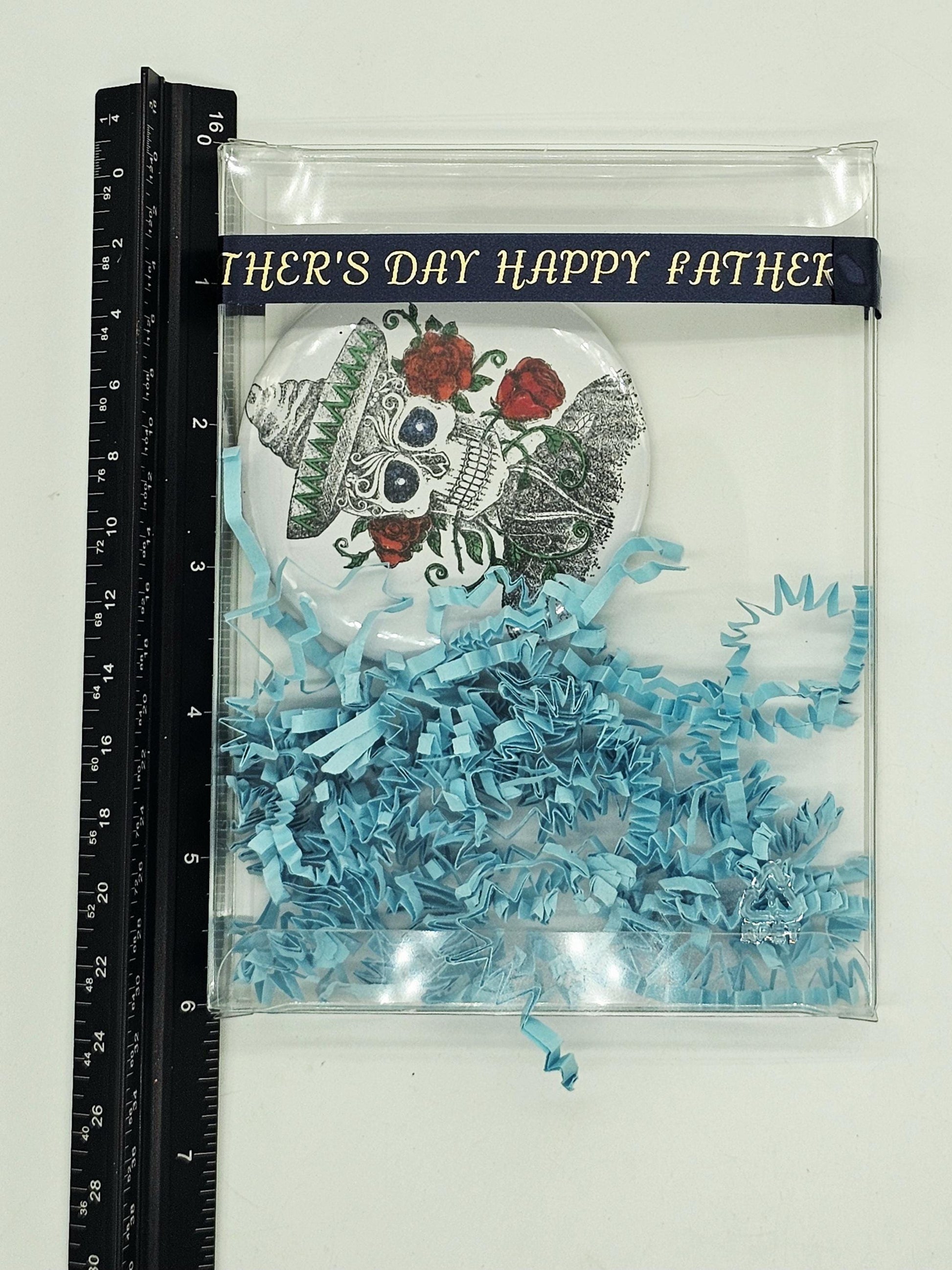 Father's Day Card and Gift Set, Magnetic Bottle Opener, Fridge Magnet, Card
