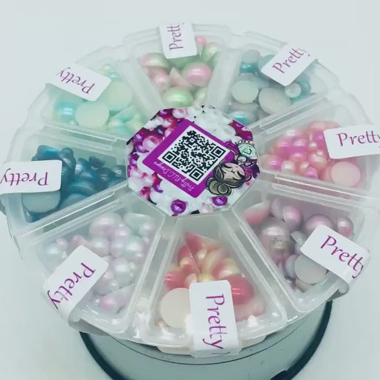 Faux Nonpareil Beads, Assorted Sizes, No Hole, Acrylic, Assorted Mix, Craft Beads, Junk Journaling, Faux Food, Resin Art, Mixed Media Beads